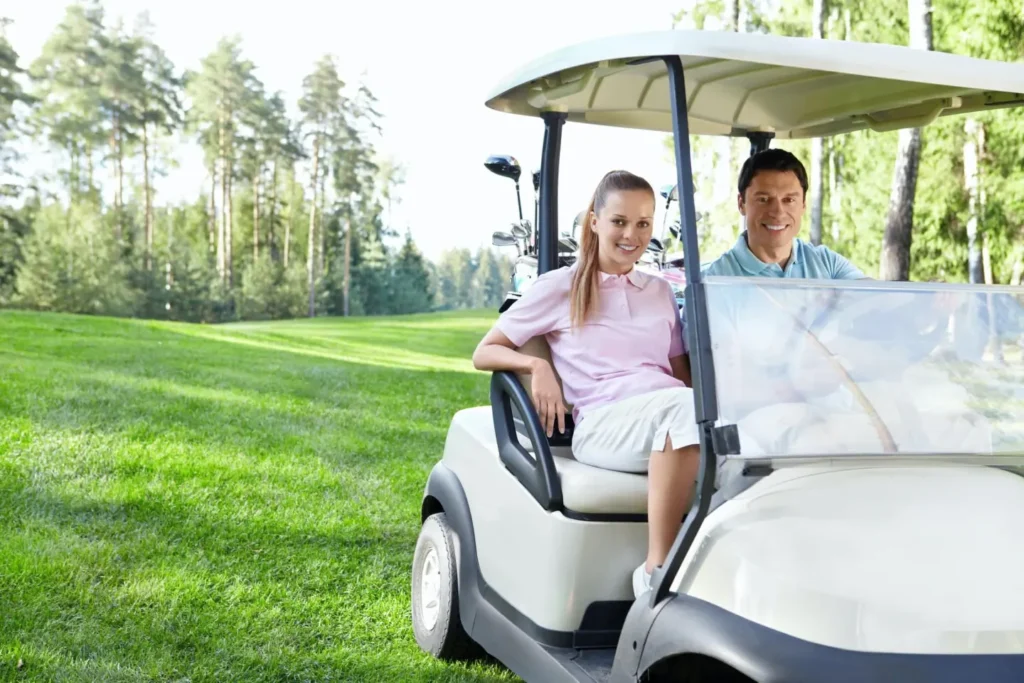 golfing
